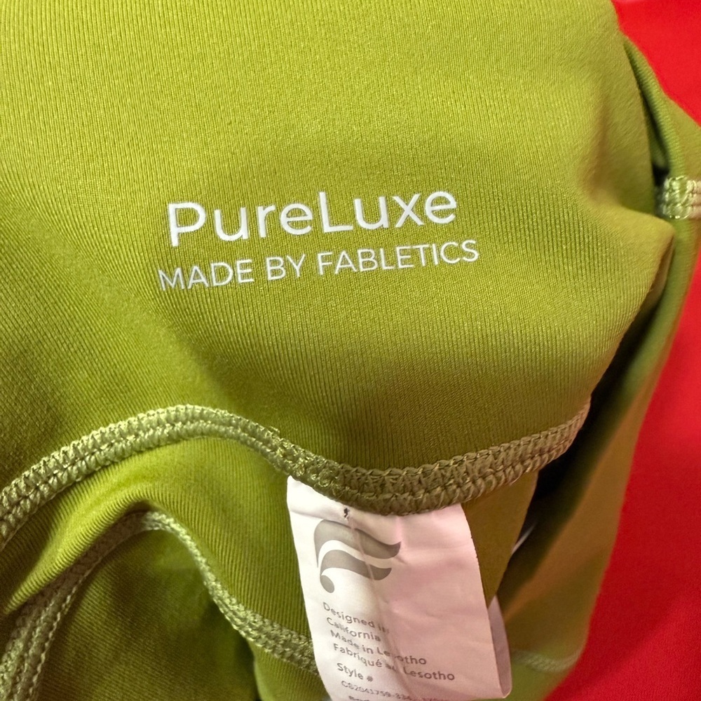 Fabletics PureLuxe Olive Leggings women's size S - Picture 3 of 4